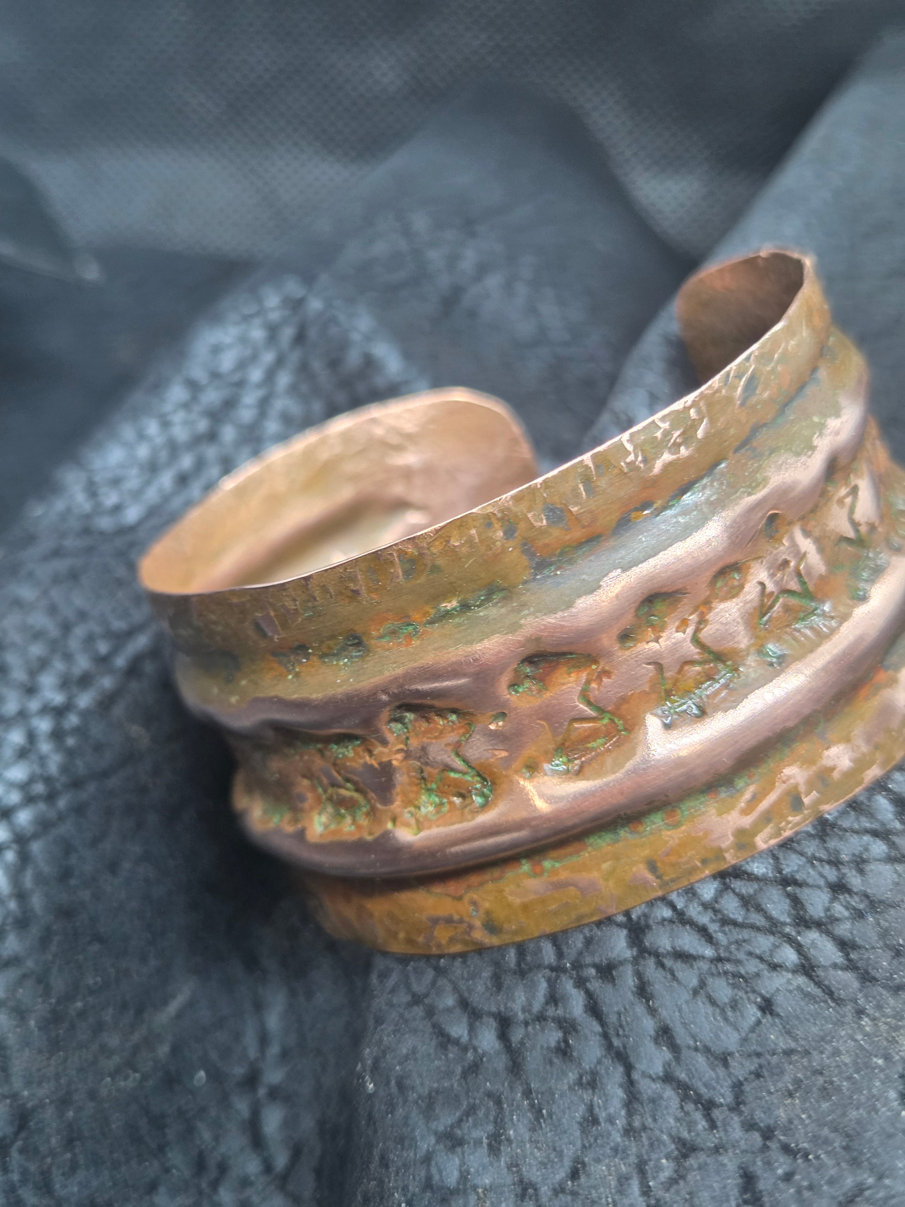Handmade Cuff Copper Bracelet