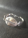 Handmade Faith Bracelet – Handcrafted Silver w/ CZ Diamond Cross