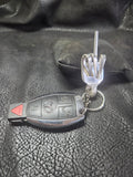 Handmade "Your #1" Sign Keychain ✌️ Upcycled Fork – One of a Kind