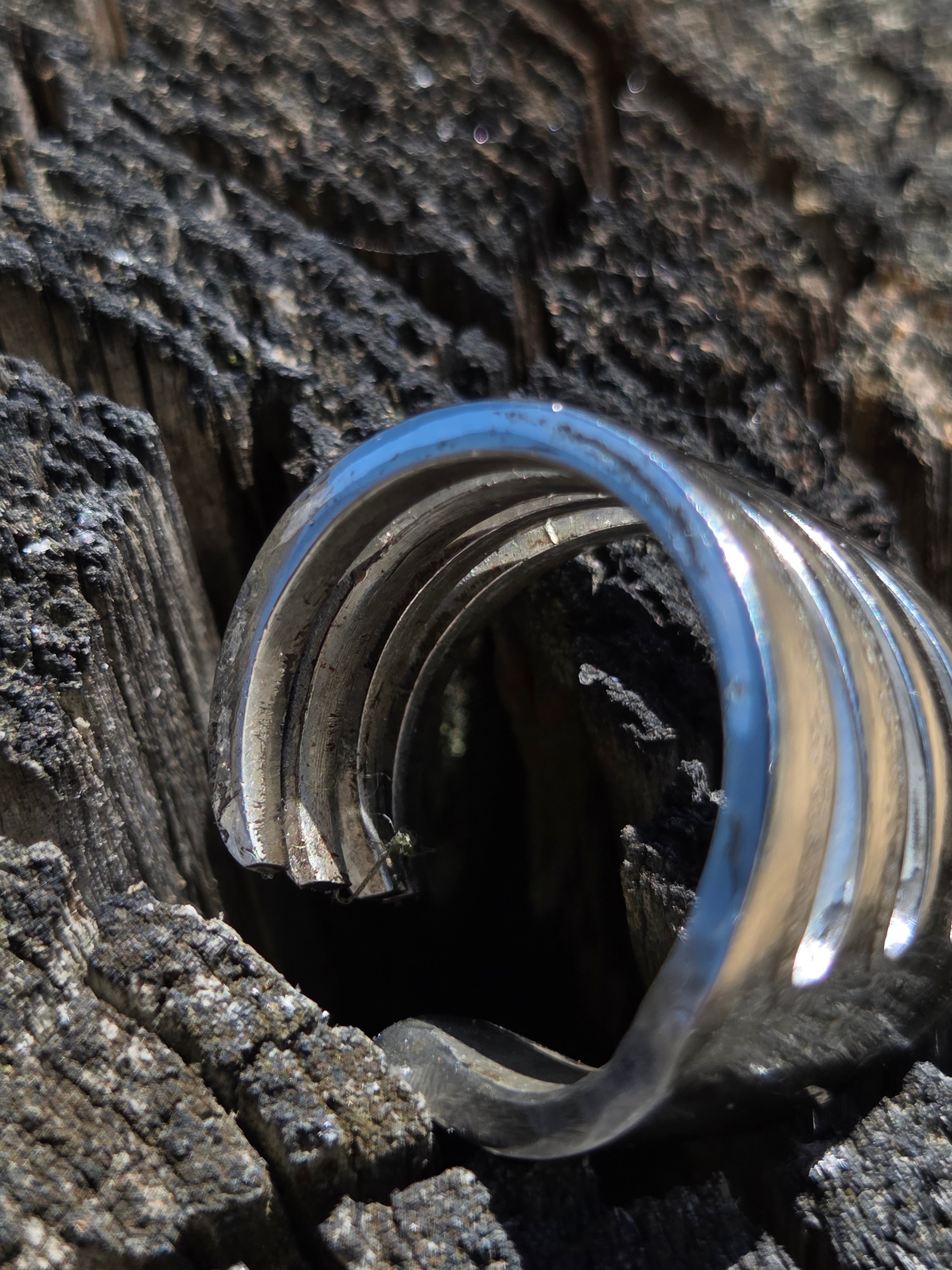 Handcrafted Fork Ring – Unique Men's Silverware Statement Jewelry