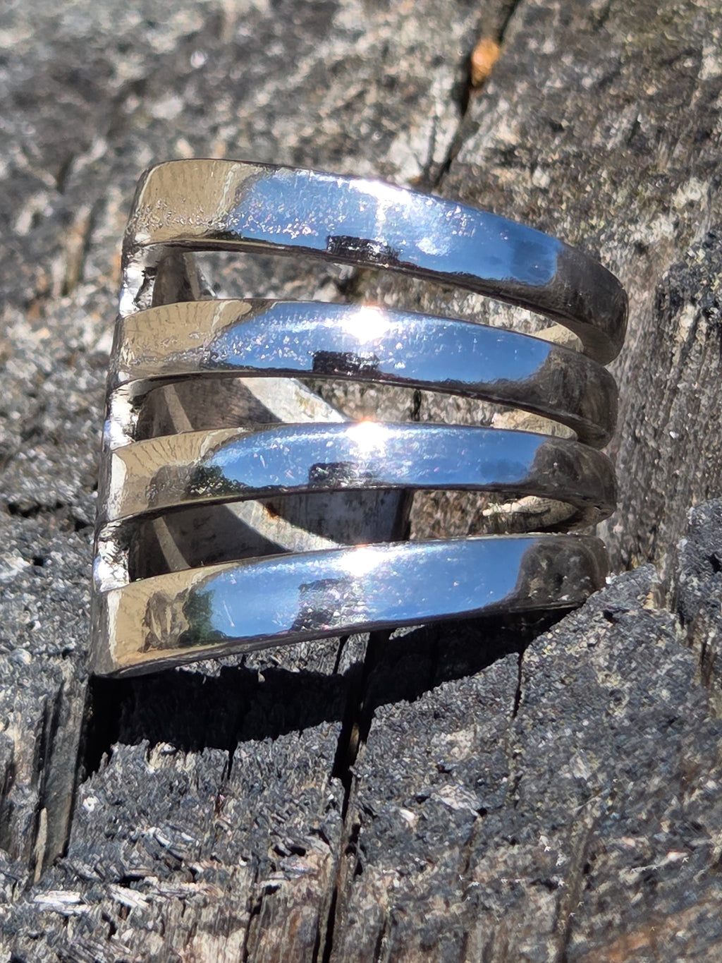 Handcrafted Fork Ring – Unique Men's Silverware Statement Jewelry