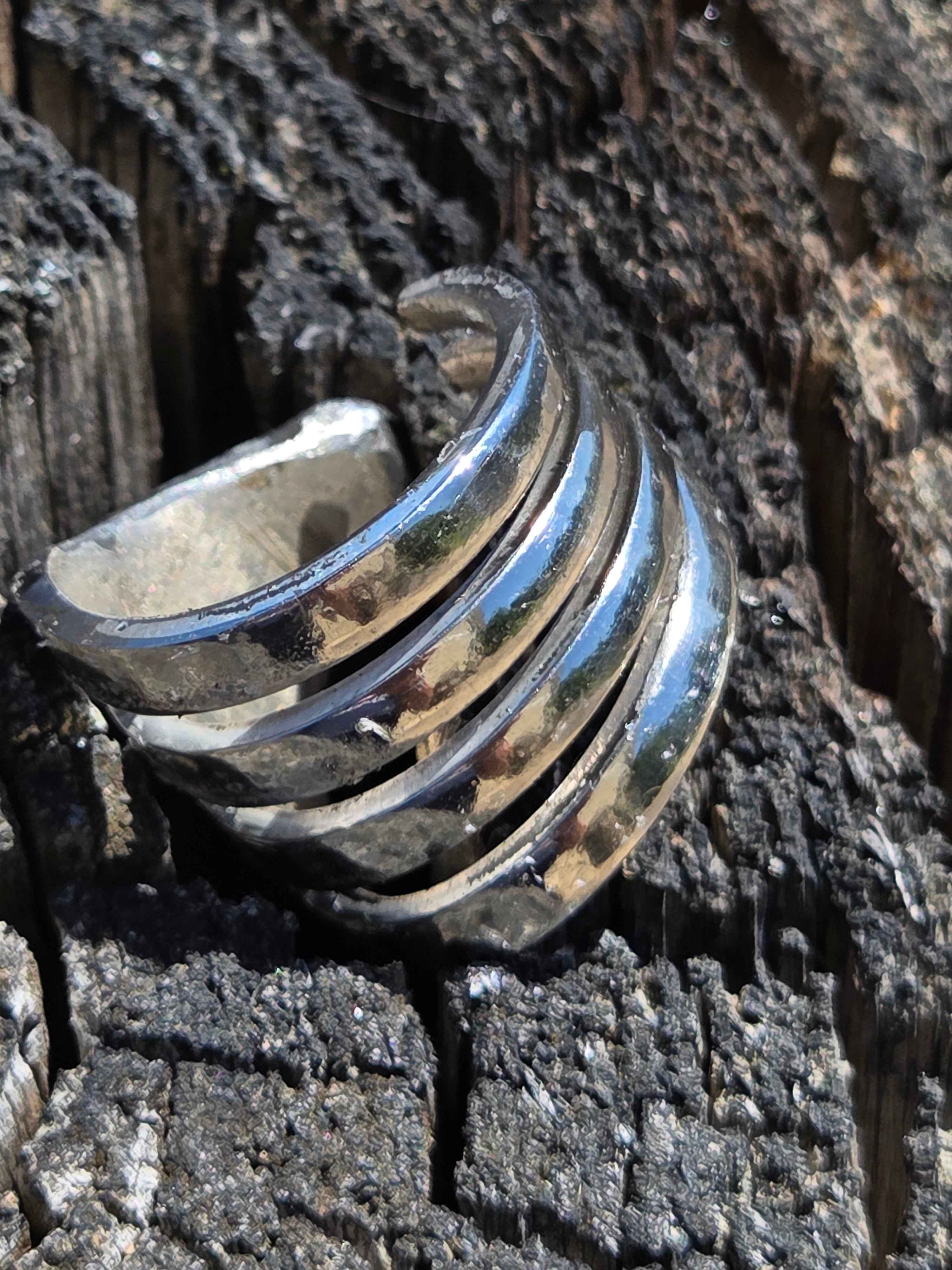 Handcrafted Fork Ring – Unique Men's Silverware Statement Jewelry