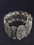 Vintage Filigree Stretch Bracelet – Easy On/Off, Intricate Design