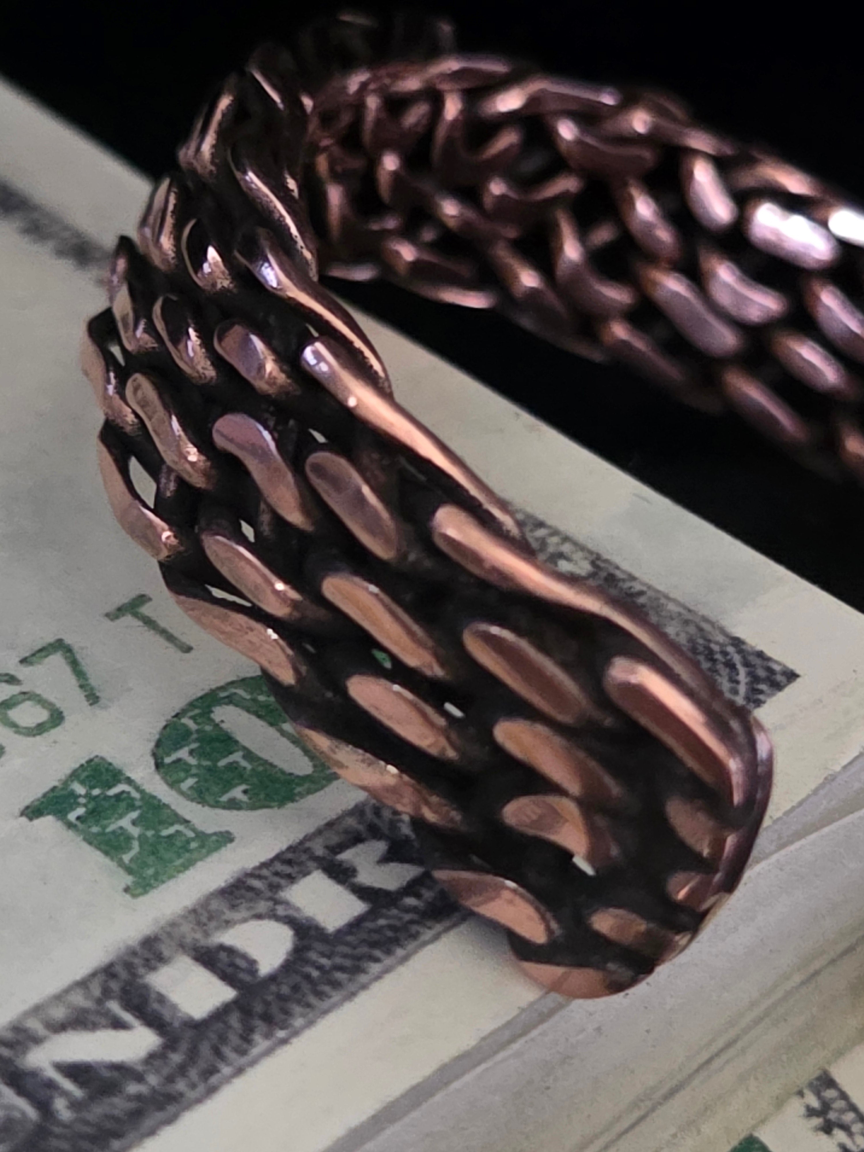Handwoven Copper Cuff – Bold Style, Timeless Craft