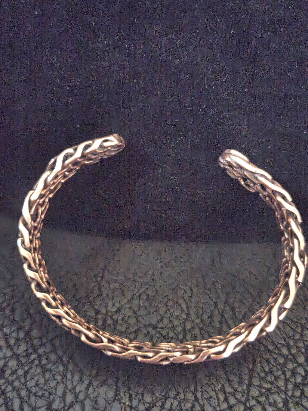 Custom order for Darlyn Handwoven Copper Cuff Bracelet and Custom Made Copper Cross with Monogram of 3/7/1012 on the inner bottom leg of the cross