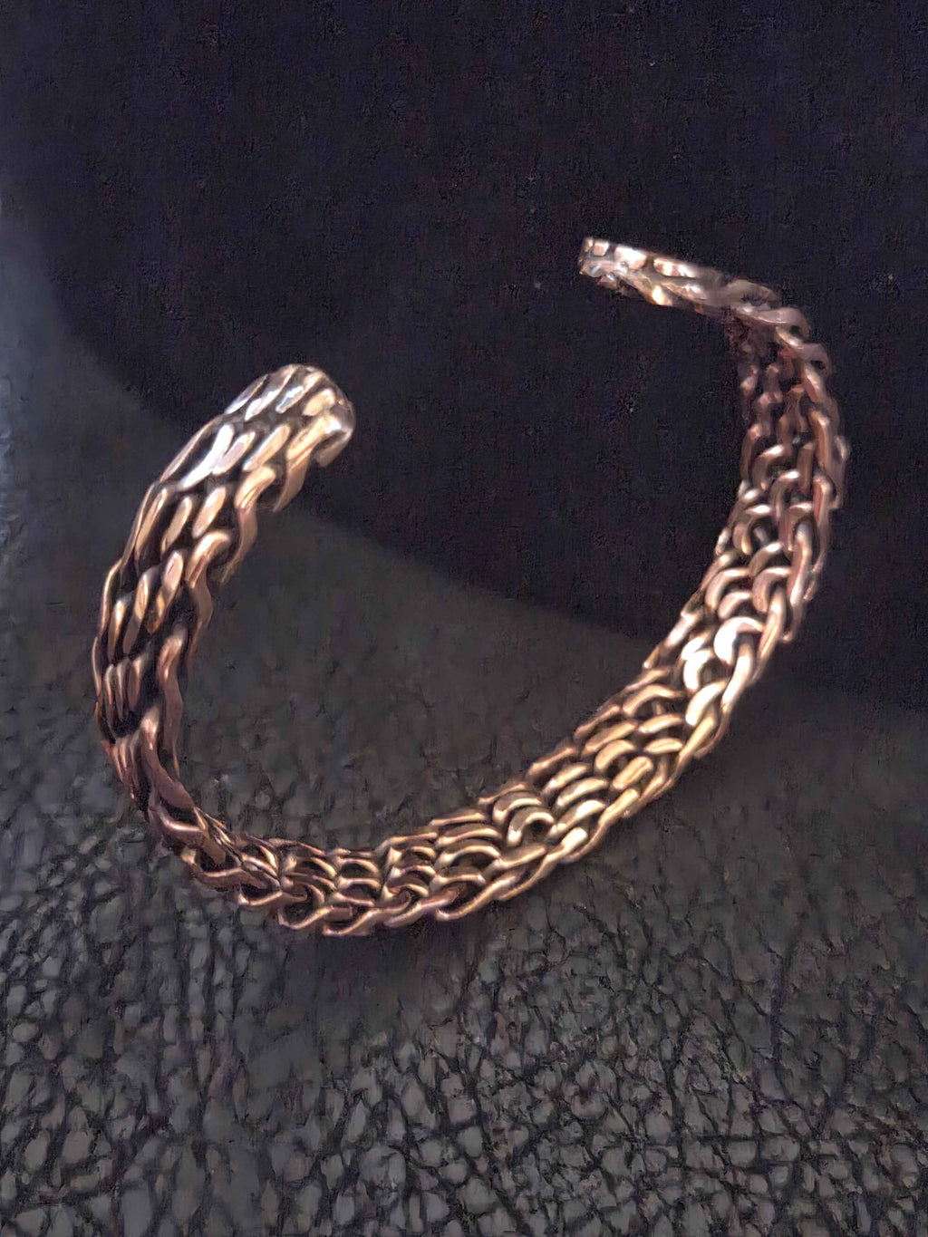 Handwoven Copper Cuff – Bold Style, Timeless Craft