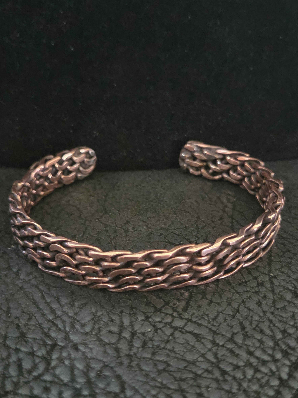 Handwoven Copper Cuff – Bold Style, Timeless Craft