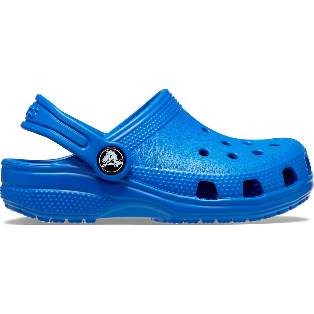 Crocs Kids Classic Clog (Toddler) - Clogs for Kids - Synthetic Upper - Ventilation Holes - Round Toe Blue Bolt 10 Toddler M