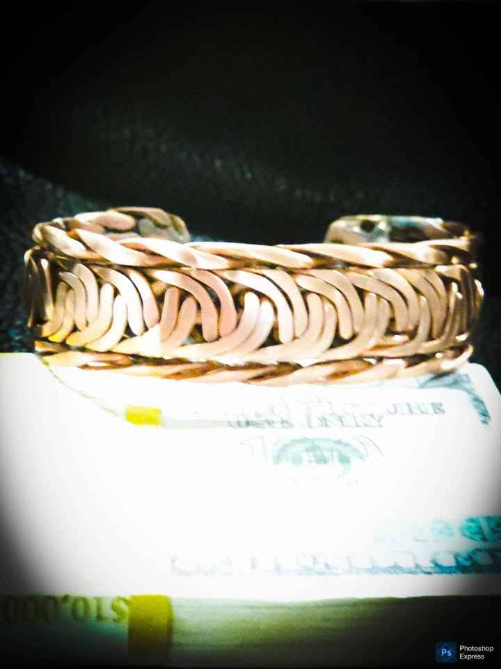 Handmade Copper Cuff Bracelet – Adjustable – One of a Kind
