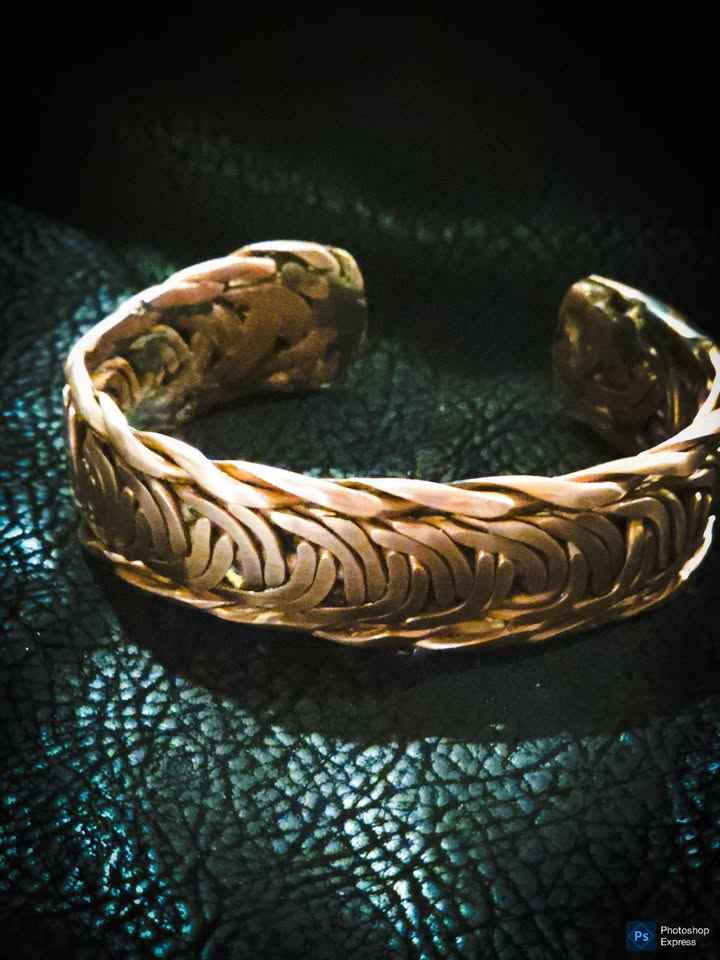 Handmade Copper Cuff Bracelet – Adjustable – One of a Kind