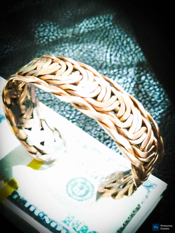 Handmade Copper Cuff Bracelet – Adjustable – One of a Kind
