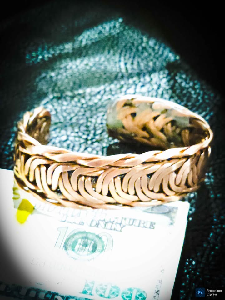 Handmade Copper Cuff Bracelet – Adjustable – One of a Kind