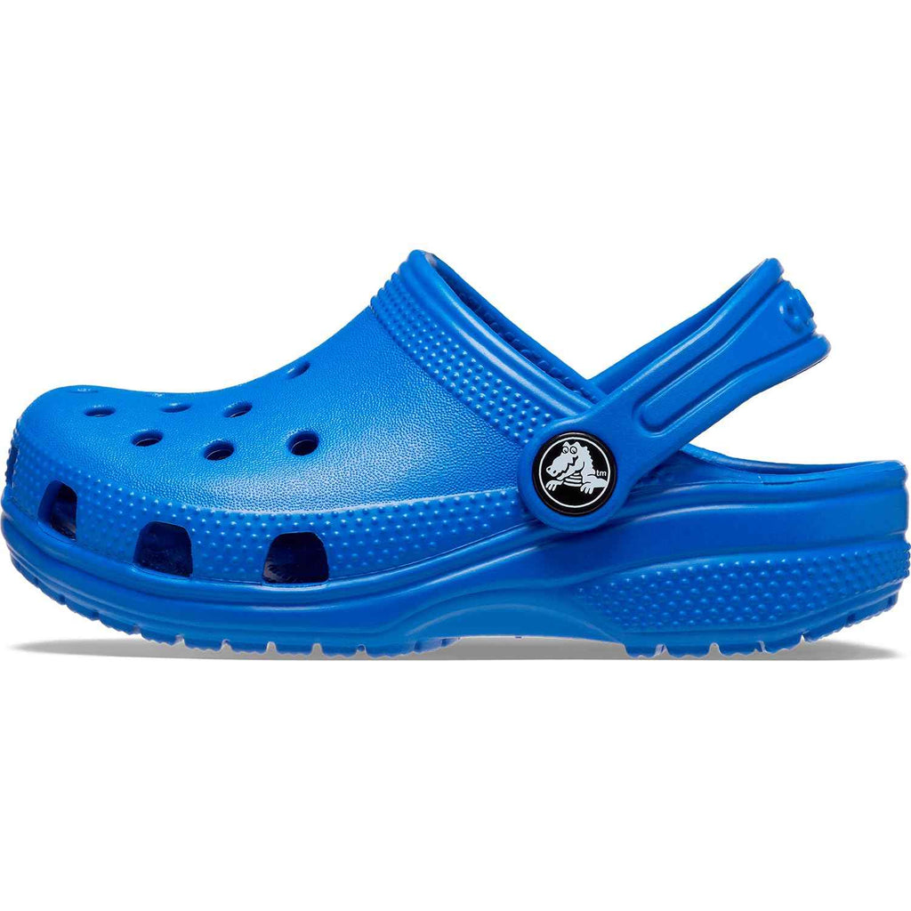 Crocs Kids Classic Clog (Toddler) - Clogs for Kids - Synthetic Upper - Ventilation Holes - Round Toe Blue Bolt 10 Toddler M