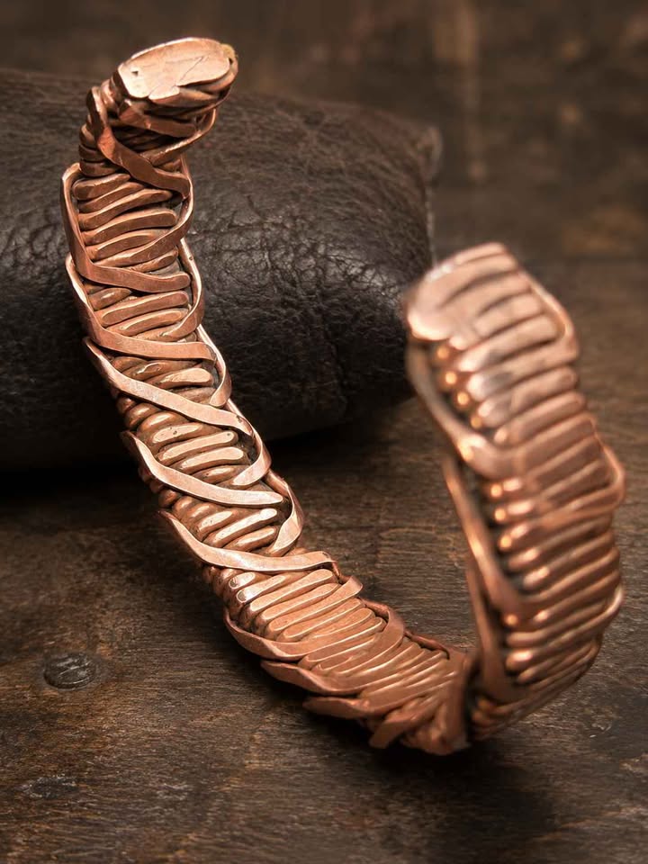 Handcrafted Copper Cuff Bracelet "Custome Size Available"