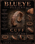 Handcrafted Copper Cuff Bracelet "Custome Size Available"