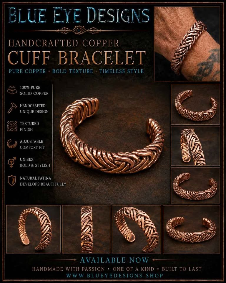 Copper Cuff Braclet