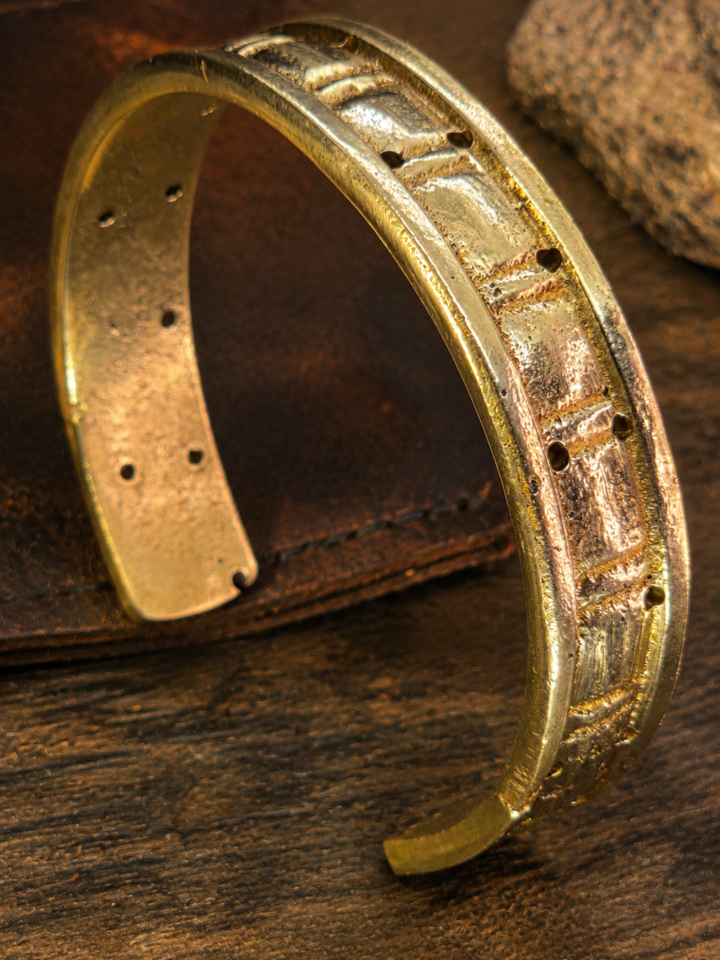 LIMITED EDITION: A Piece of History, Reimagined by HandBlueye Designs Handicrafted Cuff Bracelet