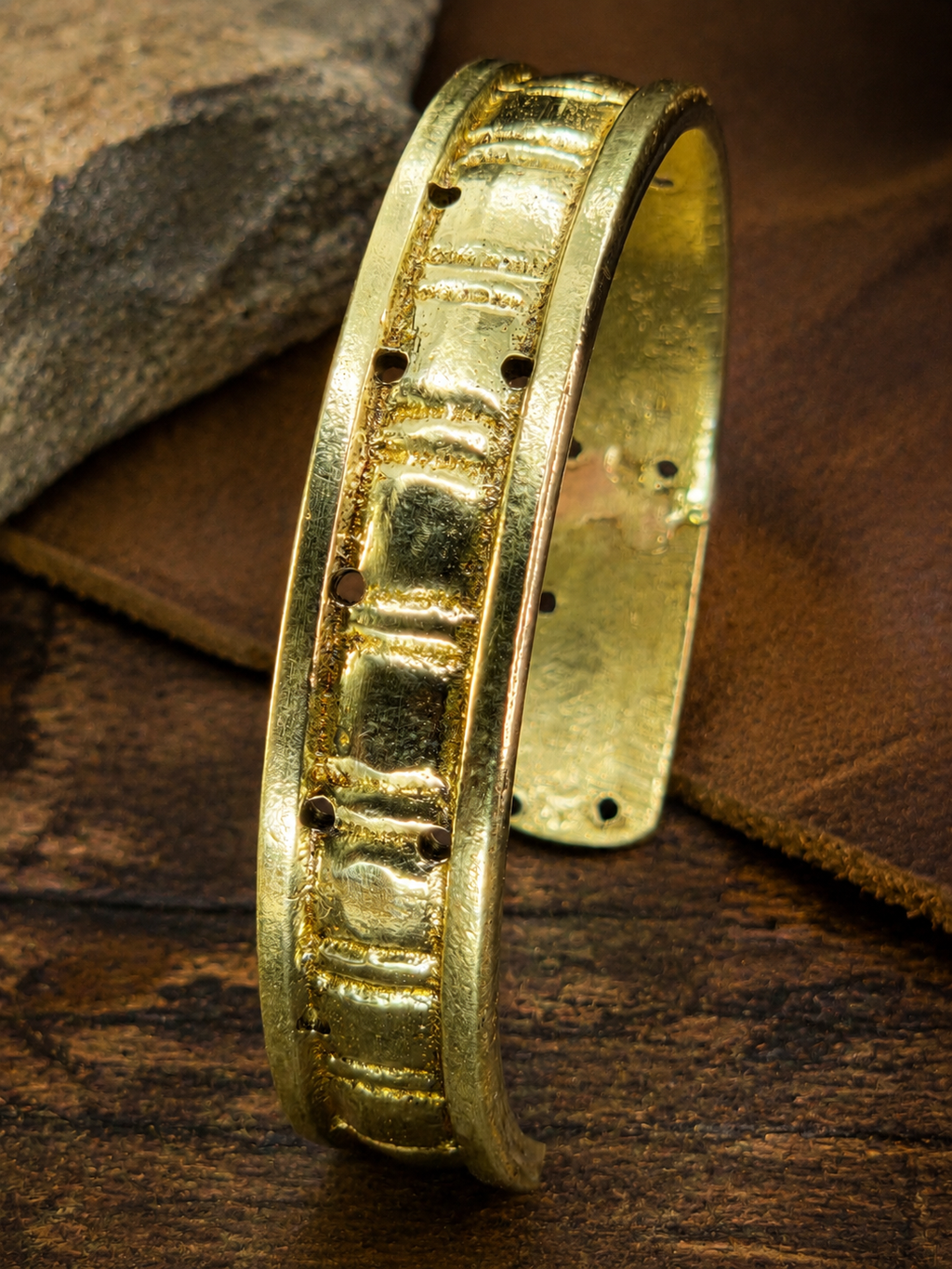 LIMITED EDITION: A Piece of History, Reimagined by HandBlueye Designs Handicrafted Cuff Bracelet