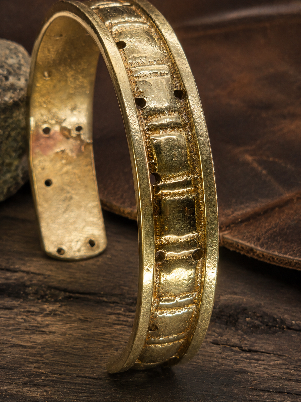 LIMITED EDITION: A Piece of History, Reimagined by HandBlueye Designs Handicrafted Cuff Bracelet
