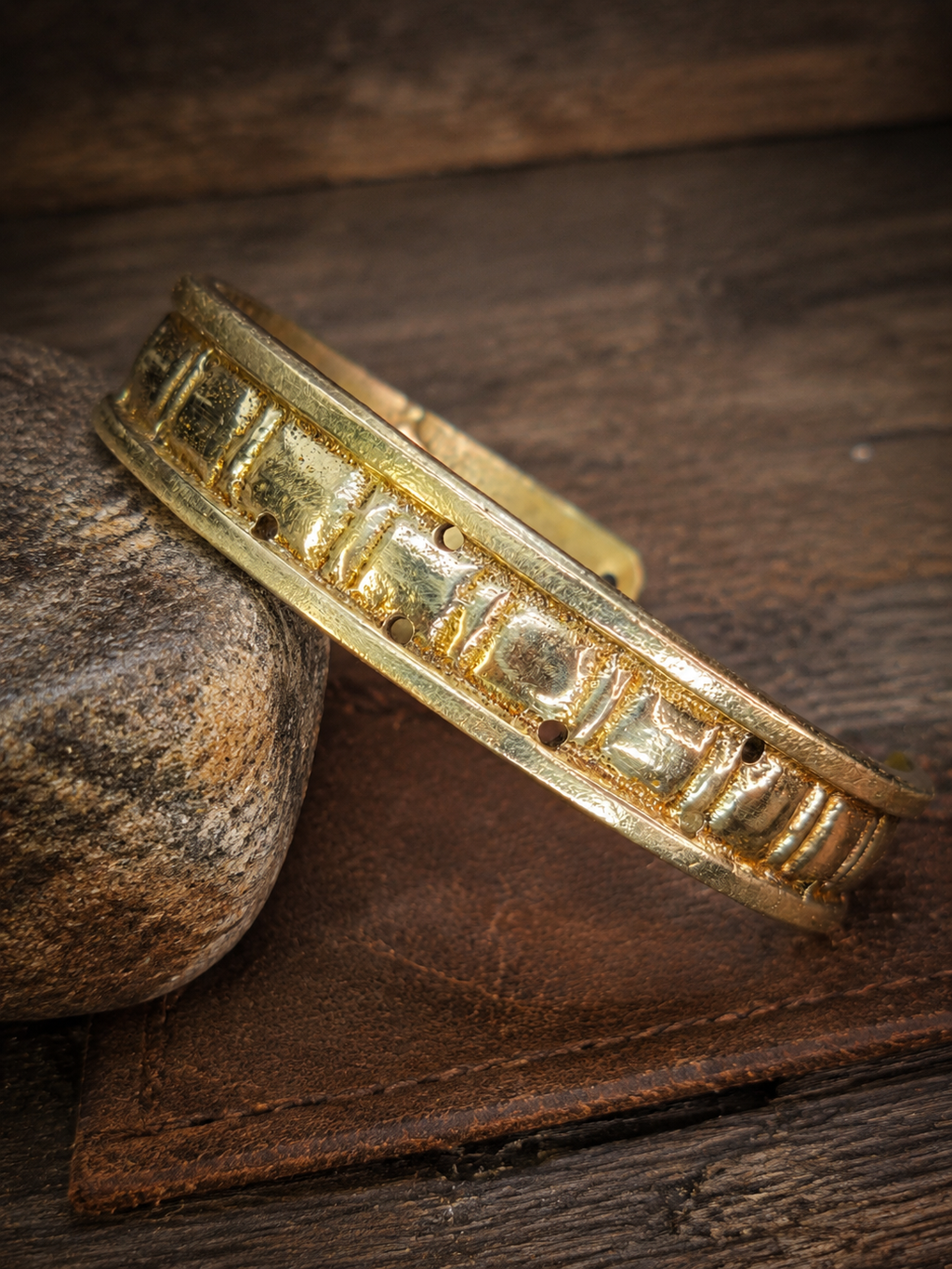 LIMITED EDITION: A Piece of History, Reimagined by HandBlueye Designs Handicrafted Cuff Bracelet