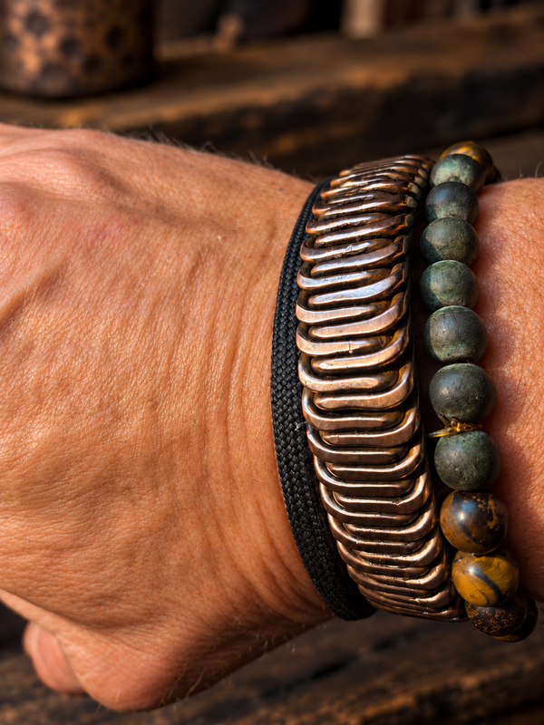 Handmade Copper Cuff Bracelet – One-of-a-Kind Design