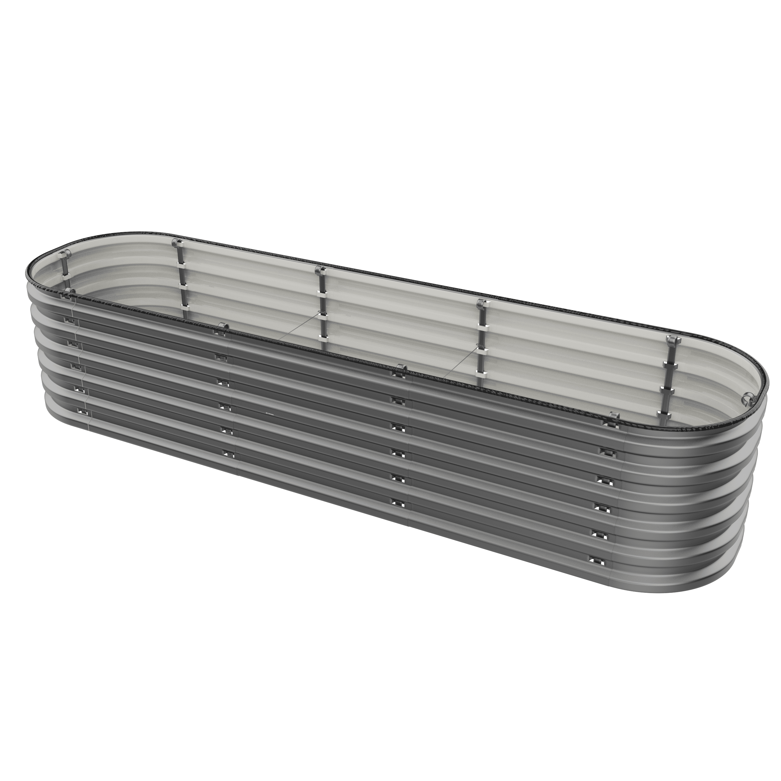 Gro-Rite "No Tools Needed" Premium Metal Raised Garden Bed Kit