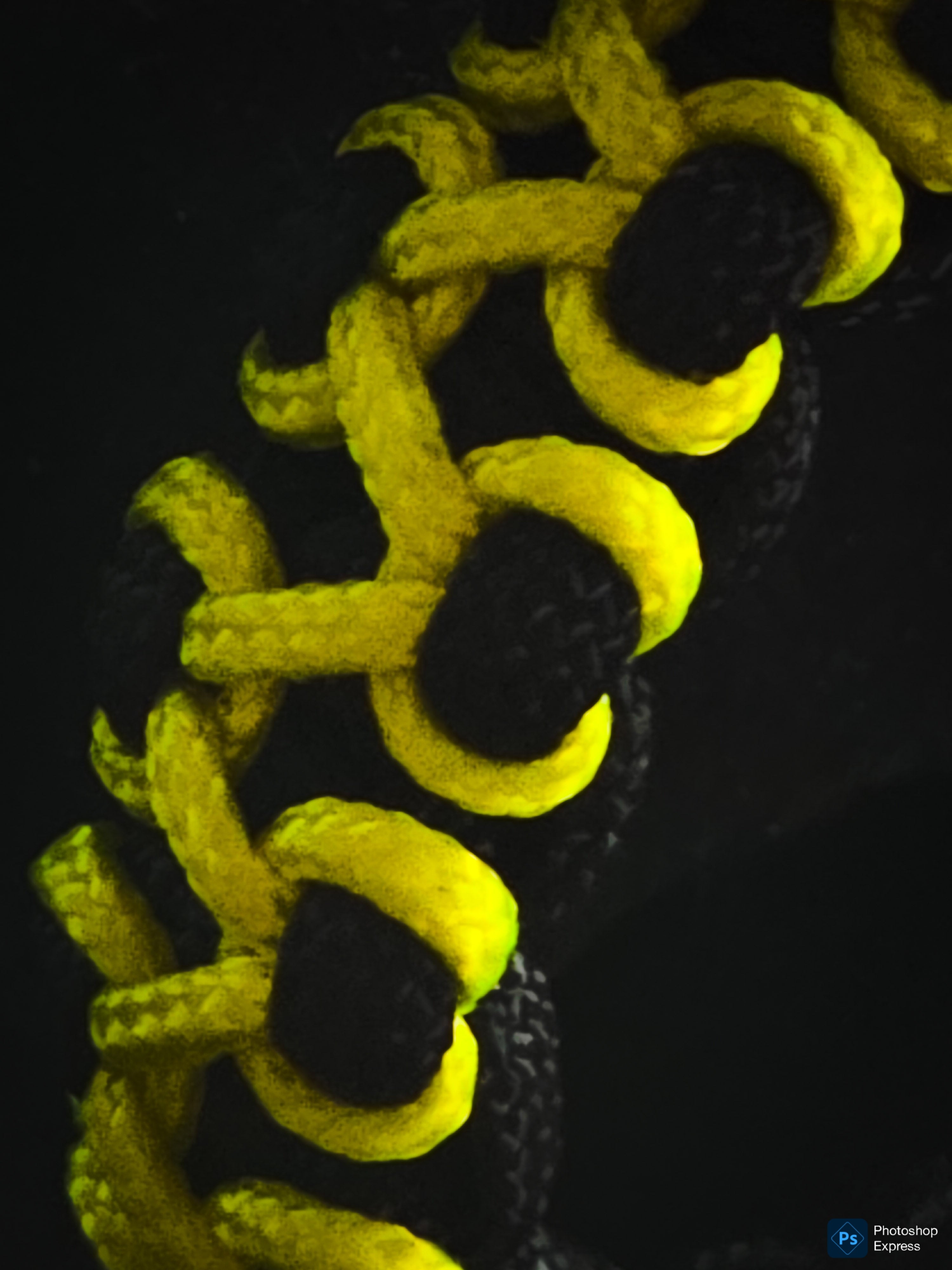 Handmade Neon Black Paracord Bracelet
