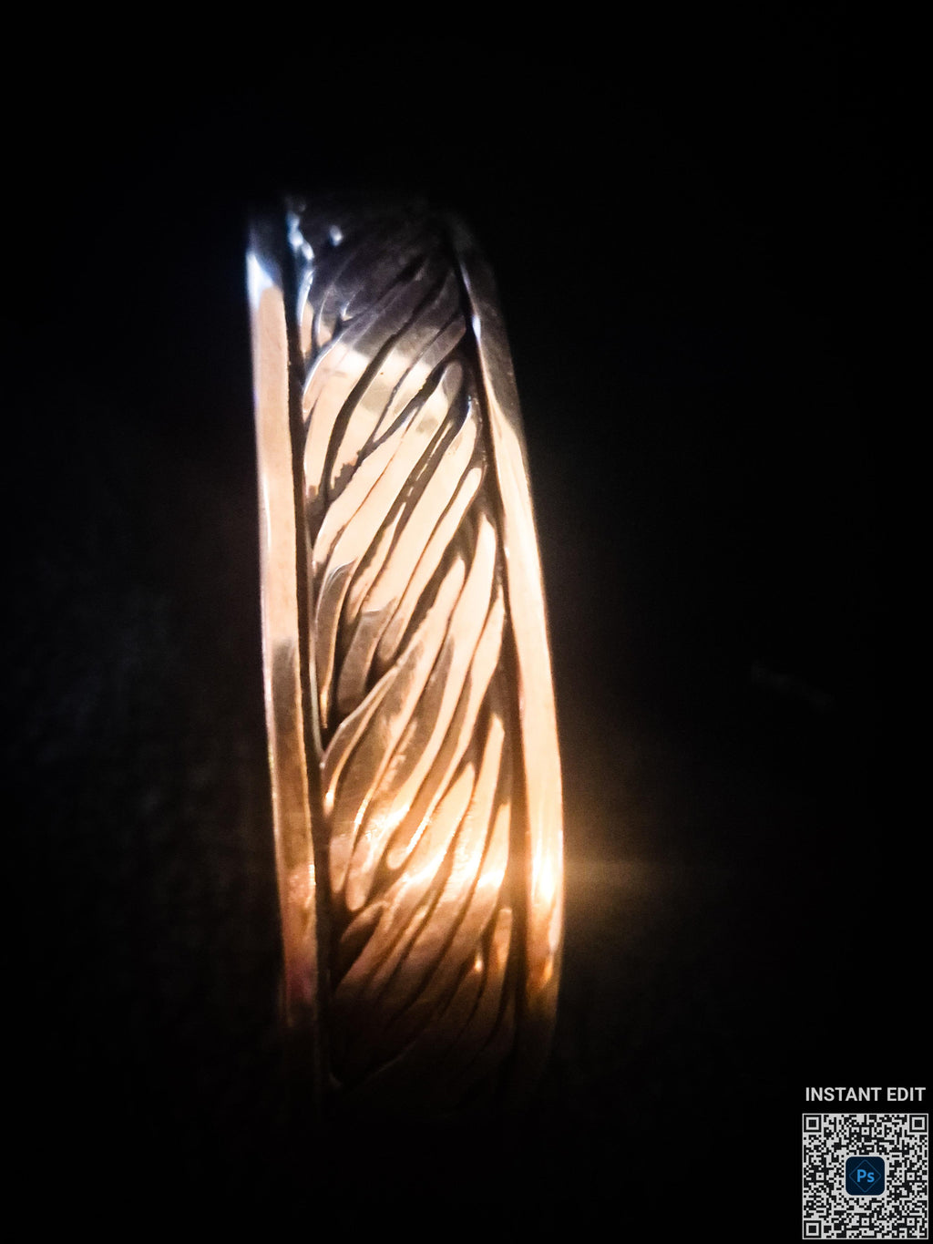 Handcrafted Copper Cuff Bracelet – Braided, Polished, One-of-a-Kind