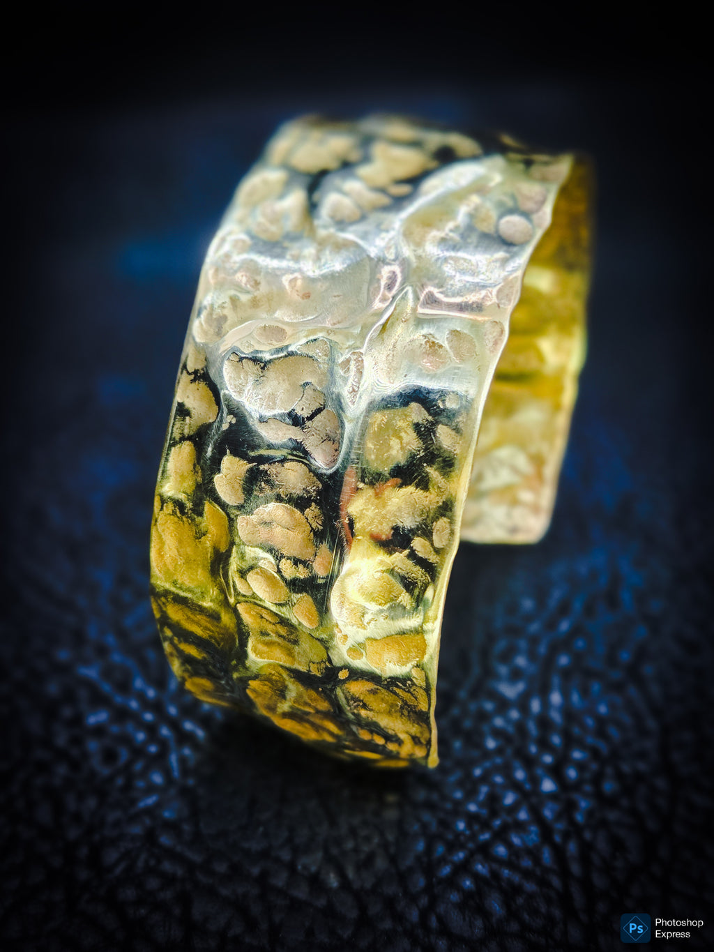 Handcrafted Hammered Brass Cuff Bracelet – Bold Artisan Style