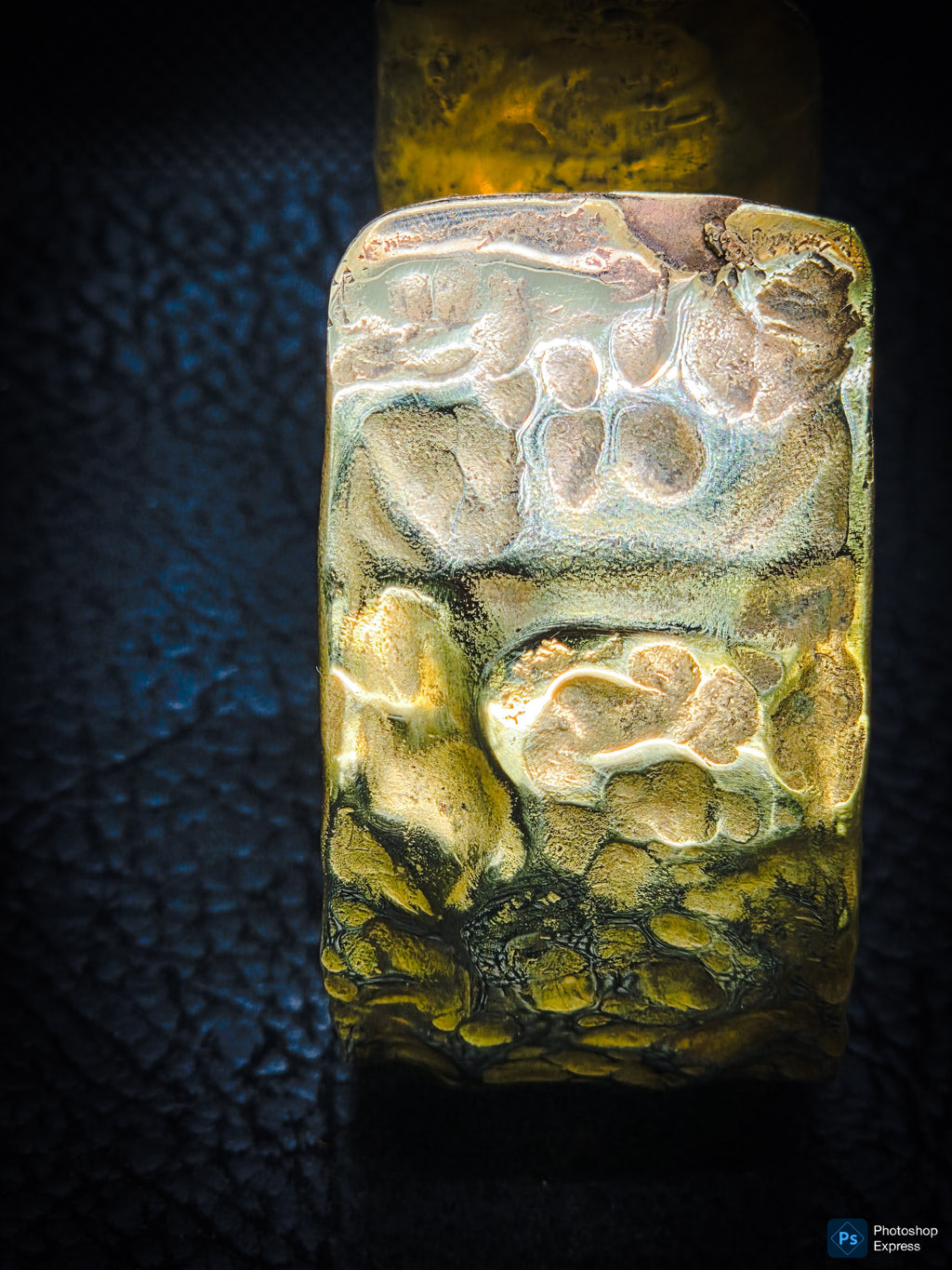 Handcrafted Hammered Brass Cuff Bracelet – Bold Artisan Style
