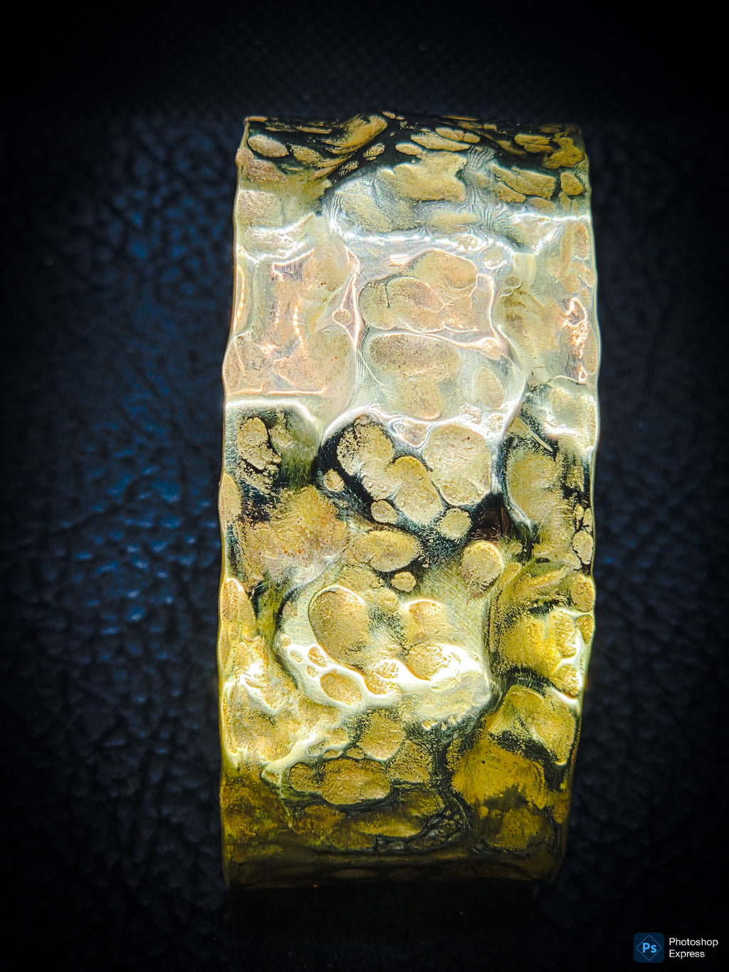 Handcrafted Hammered Brass Cuff Bracelet – Bold Artisan Style