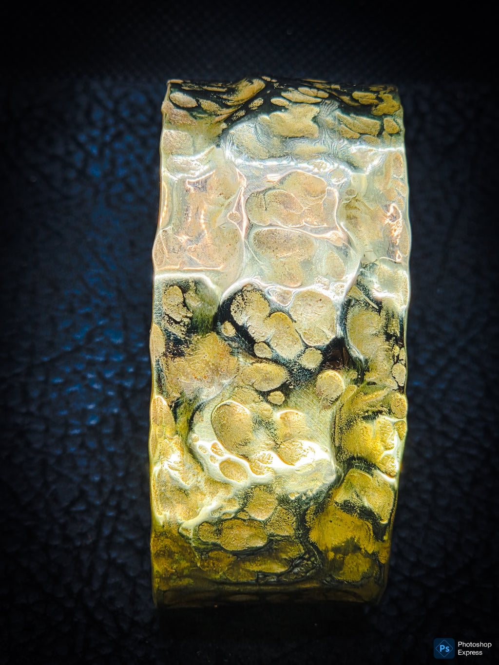Handcrafted Hammered Brass Cuff Bracelet – Bold Artisan Style