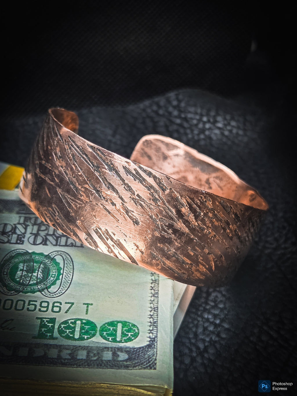 Handmade Copper Cuff Bracelet – Textured Artisan Jewelry by Blueye Designs'