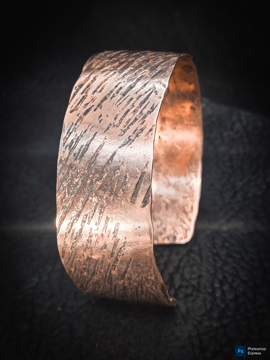Handmade Copper Cuff Bracelet – Textured Artisan Jewelry by Blueye Designs'