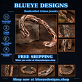 One-of-a-Kind Handcrafted Copper Cuff — Medium
