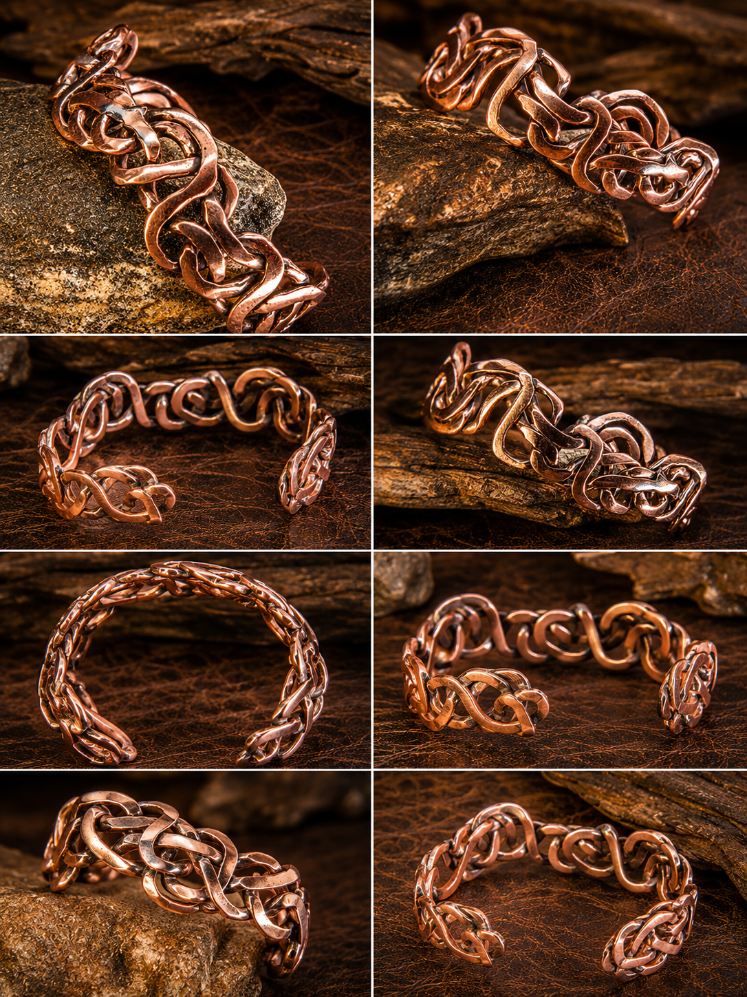 Copper Cuff Unique Polished Copper Cuff Bracelet – Free Repair for Spade