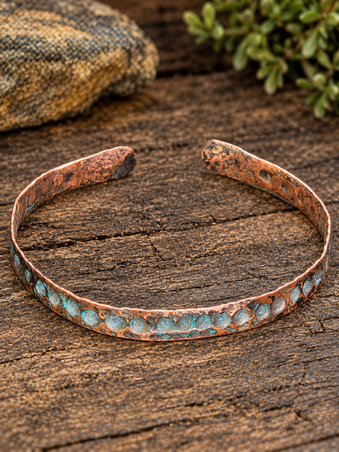 Handcrafted Copper Anklet 8.5" – Artisan Jewelry by Blueye Designs