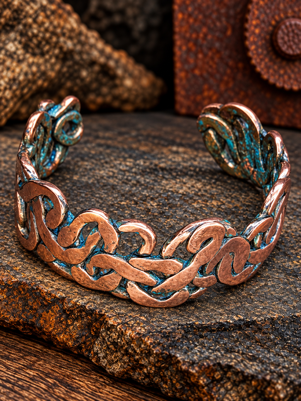 Copper Cuff Jewelry Made With Artistry. Designed Around You. Size Medium