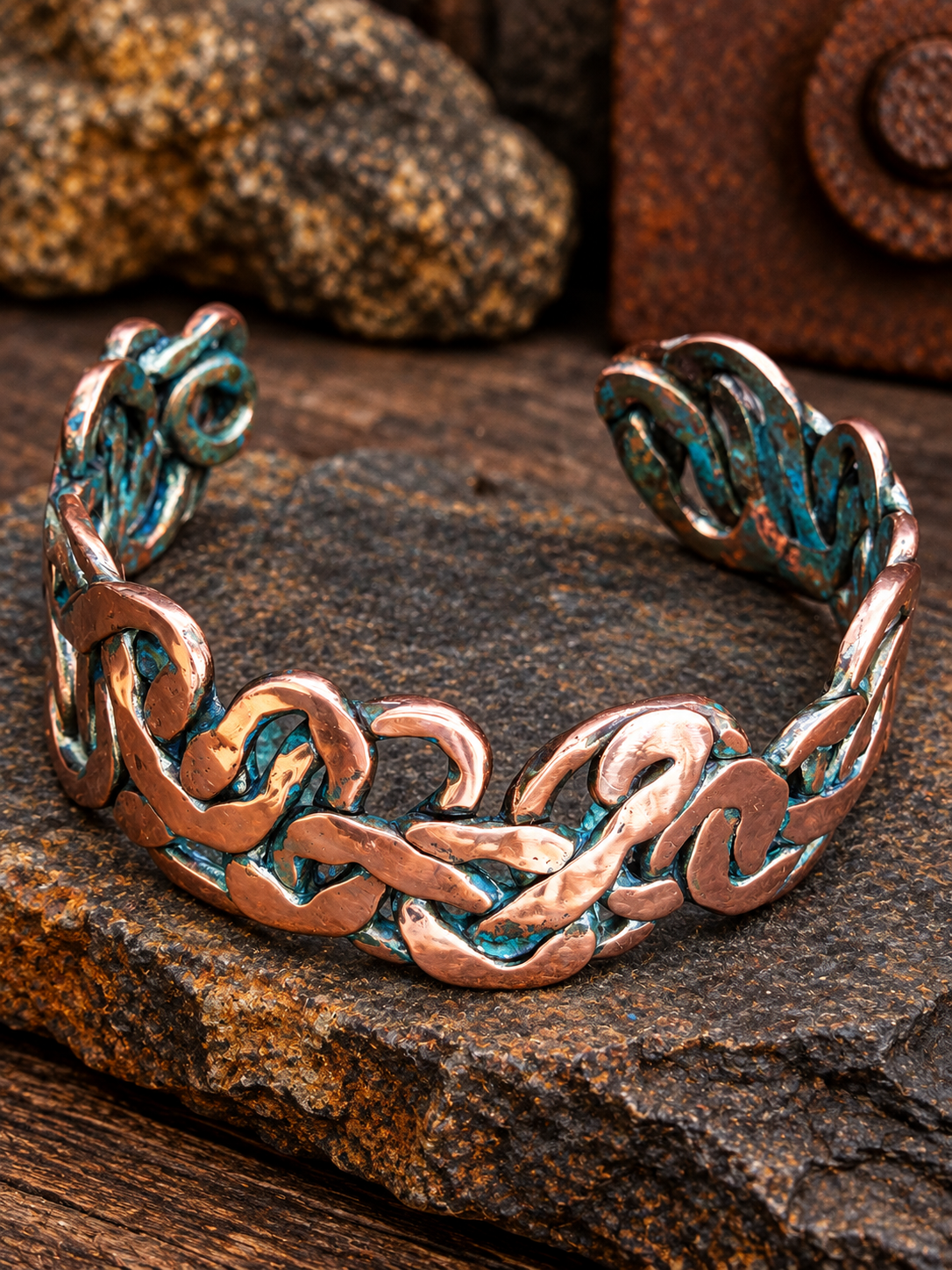 Copper Cuff Jewelry Made With Artistry. Designed Around You. Size Medium