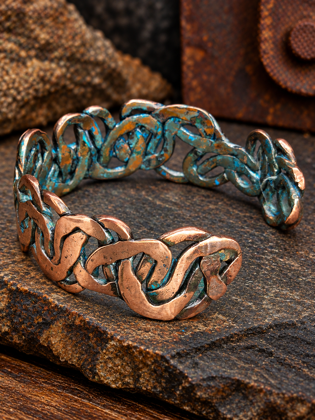 Copper Cuff Jewelry Made With Artistry. Designed Around You. Size Medium