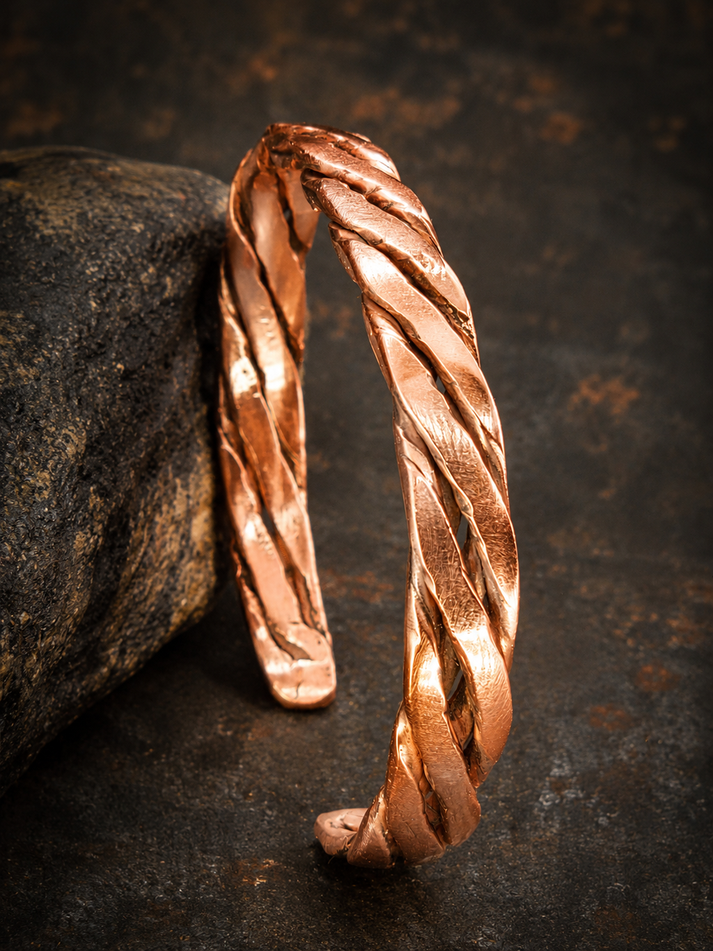 BLUEYE DESIGNS Handcrafted Copper Cuff Bracelet