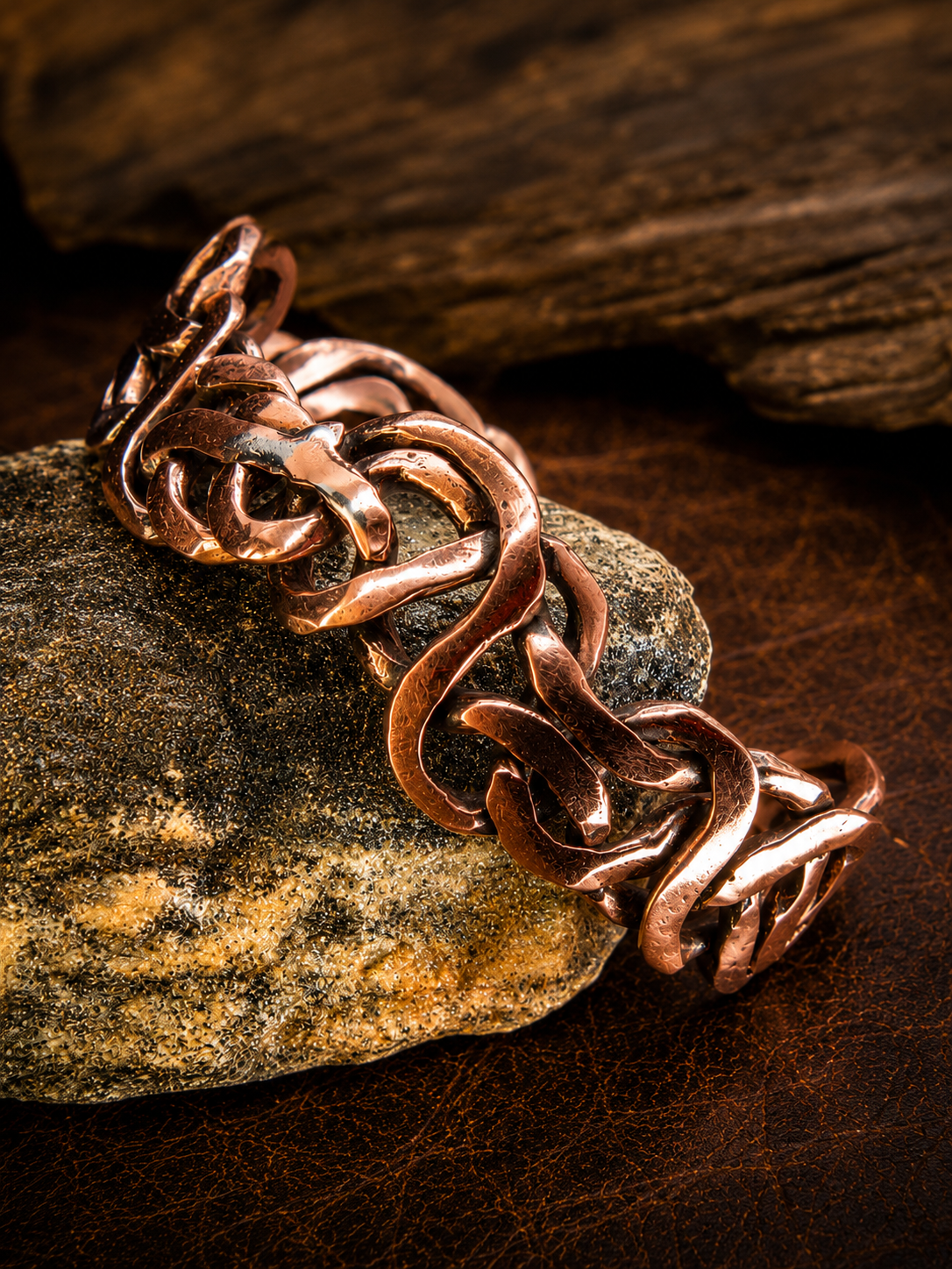 Copper Cuff Unique Polished Copper Cuff Bracelet – Free Repair for Spade