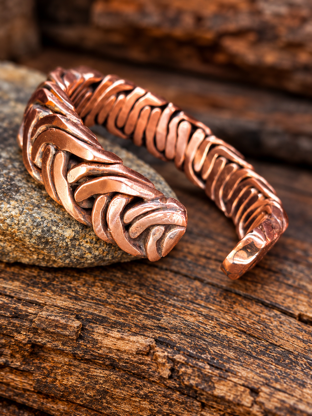 Handcrafted Heavy-6 Gauge Copper Cuff Bracelet Custom Size Avaibale!!