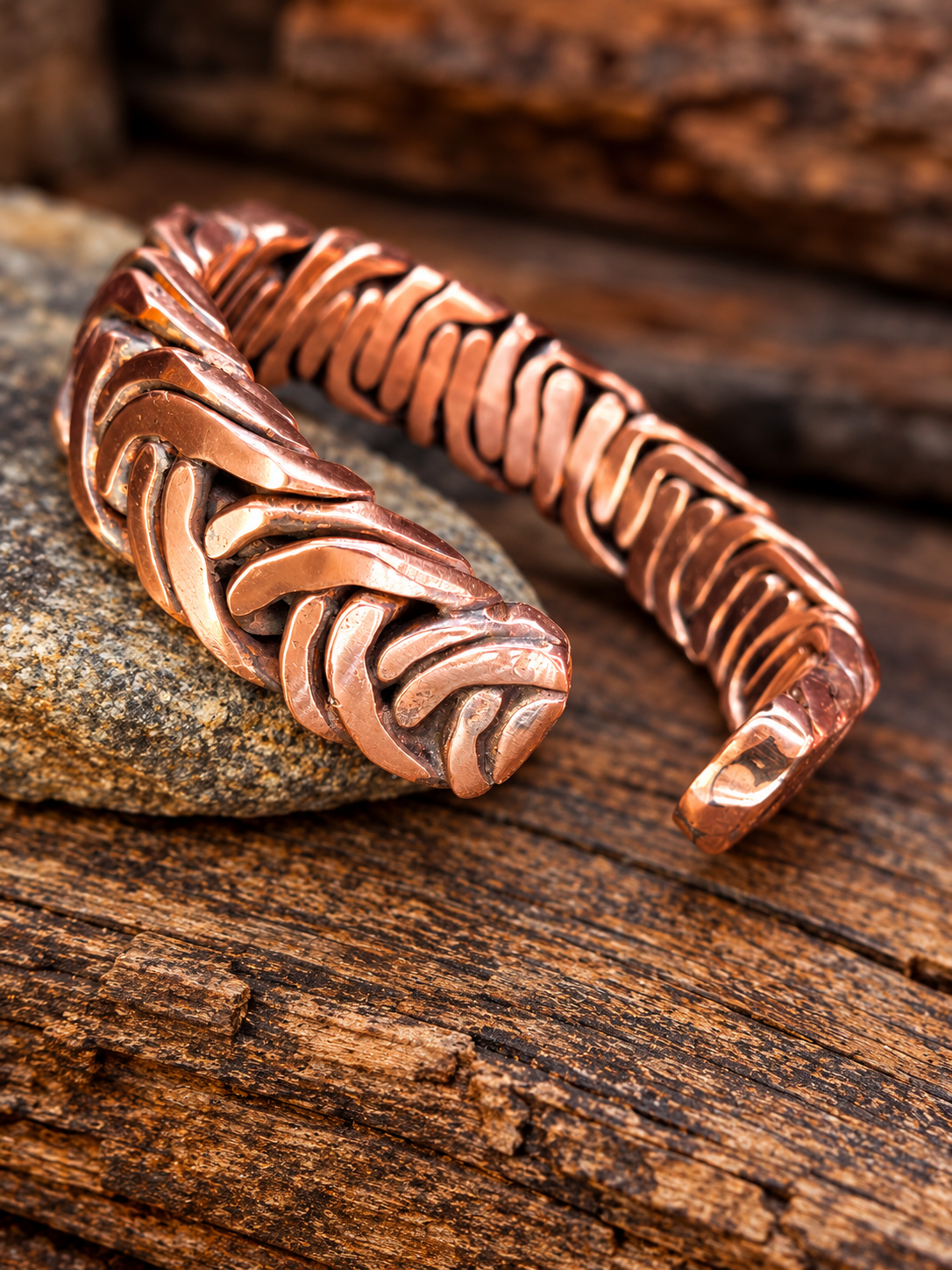 Handcrafted Heavy-6 Gauge Copper Cuff Bracelet Custom Size Avaibale!!