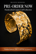 Handcrafted Hammered Brass Cuff Bracelet – Bold Artisan Style