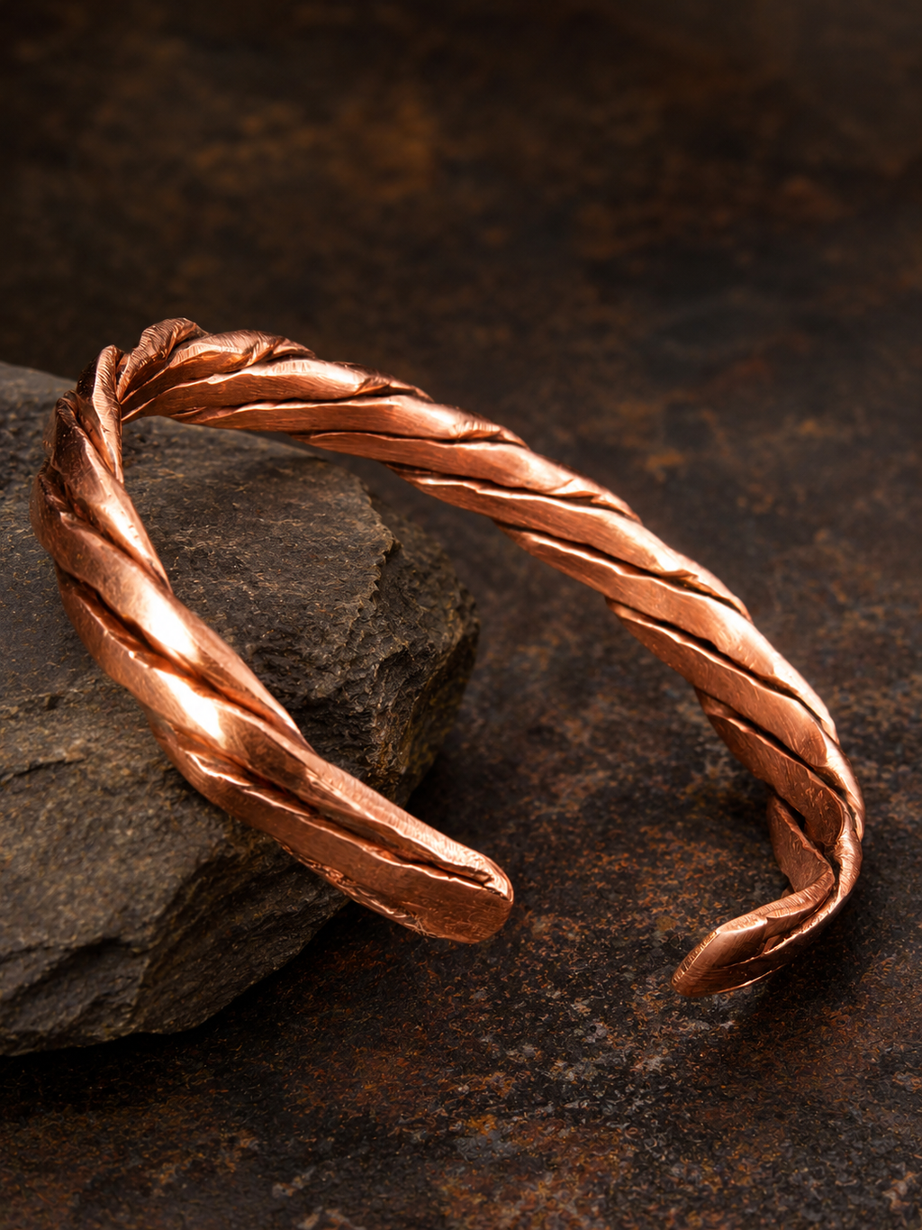 BLUEYE DESIGNS Handcrafted Copper Cuff Bracelet
