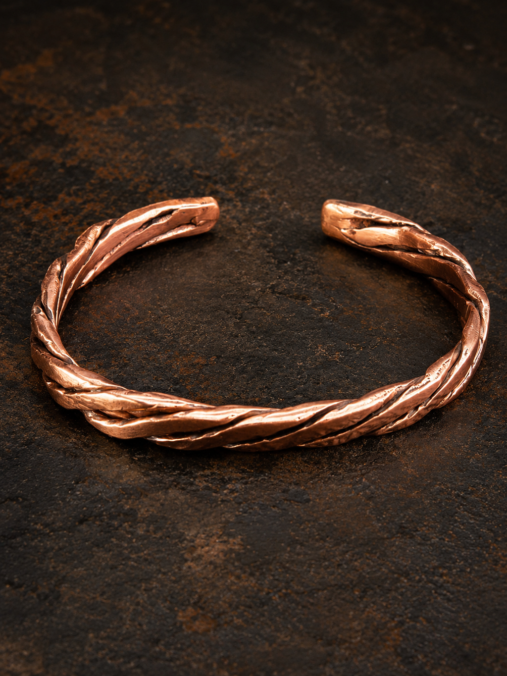 BLUEYE DESIGNS Handcrafted Copper Cuff Bracelet