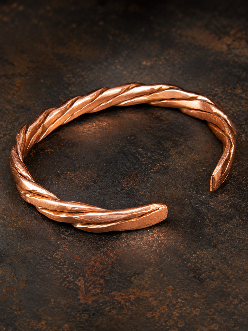 BLUEYE DESIGNS Handcrafted Copper Cuff Bracelet