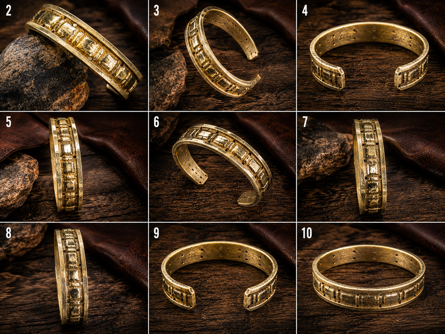 LIMITED EDITION: A Piece of History, Reimagined by HandBlueye Designs Handicrafted Cuff Bracelet