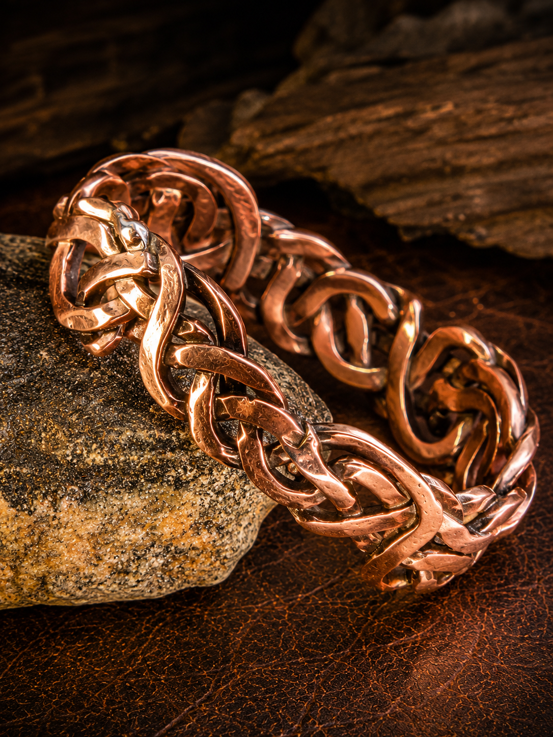 Copper Cuff Unique Polished Copper Cuff Bracelet – Free Repair for Spade